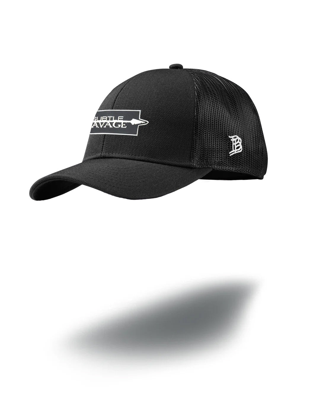 BLOCK SPEAR LOGO BLACK WITH WHITE AND BLACK PATCH