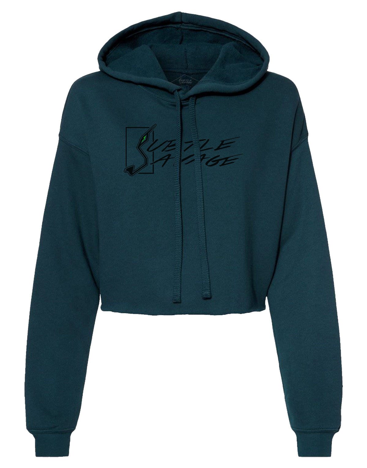 Crop Hoodie - Atlantic