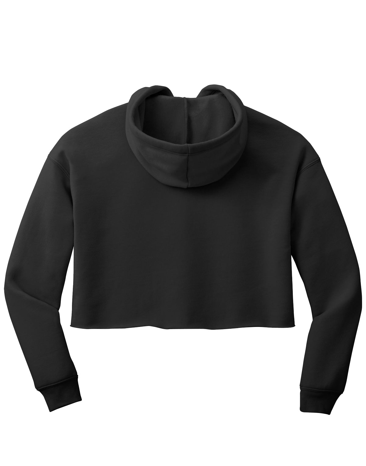Crop Hoodie - Black