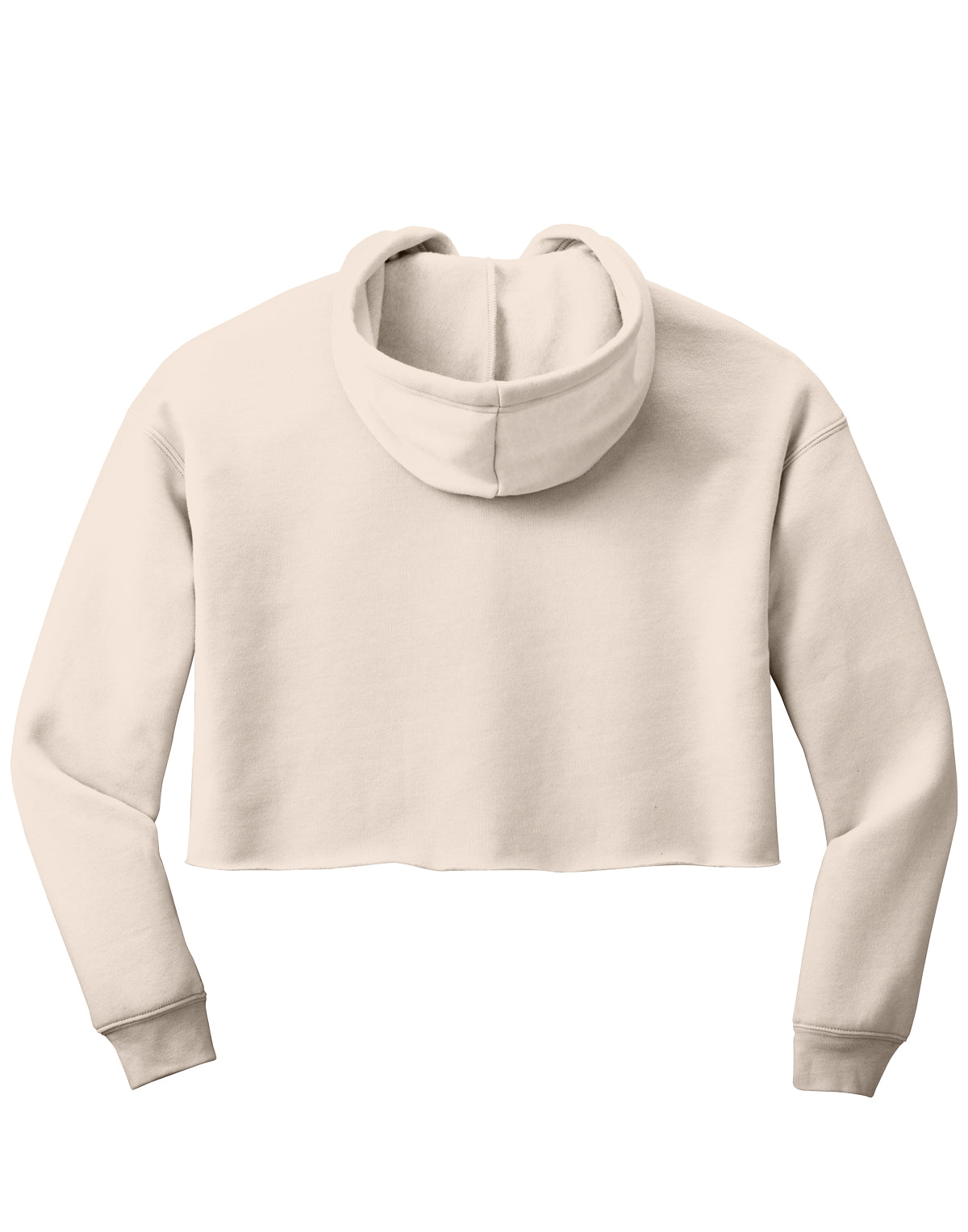 Crop Hoodie - Heather Dust