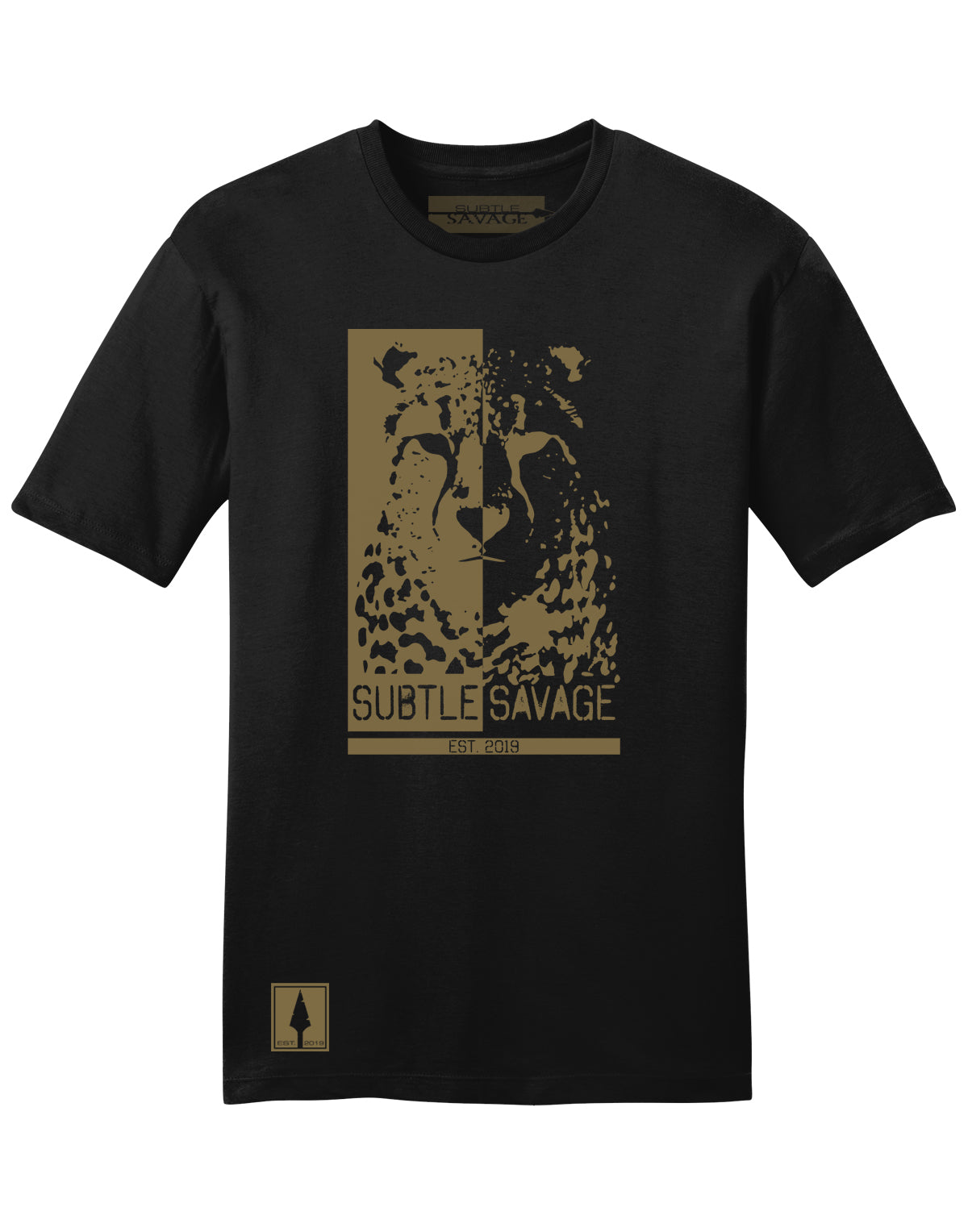 Savage Cat Tee Black
