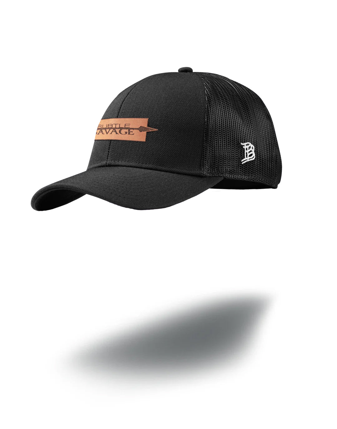 BLOCK SPEAR LOGO BLACK WITH LEATHER PATCH