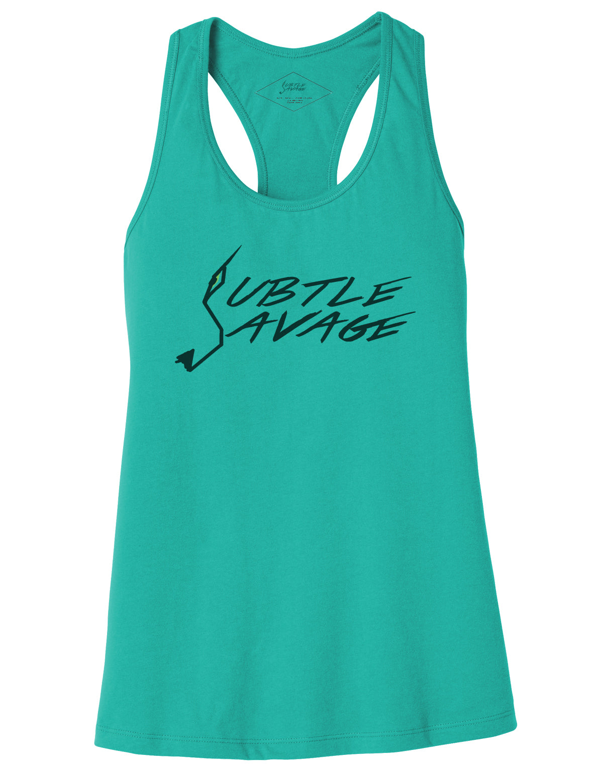 Racer Back Tank - Teal