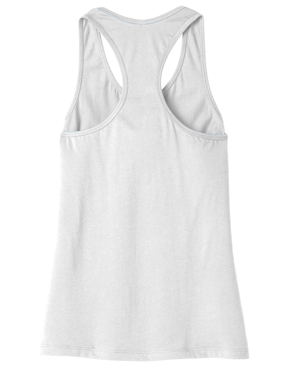 Racer Back Tank - White